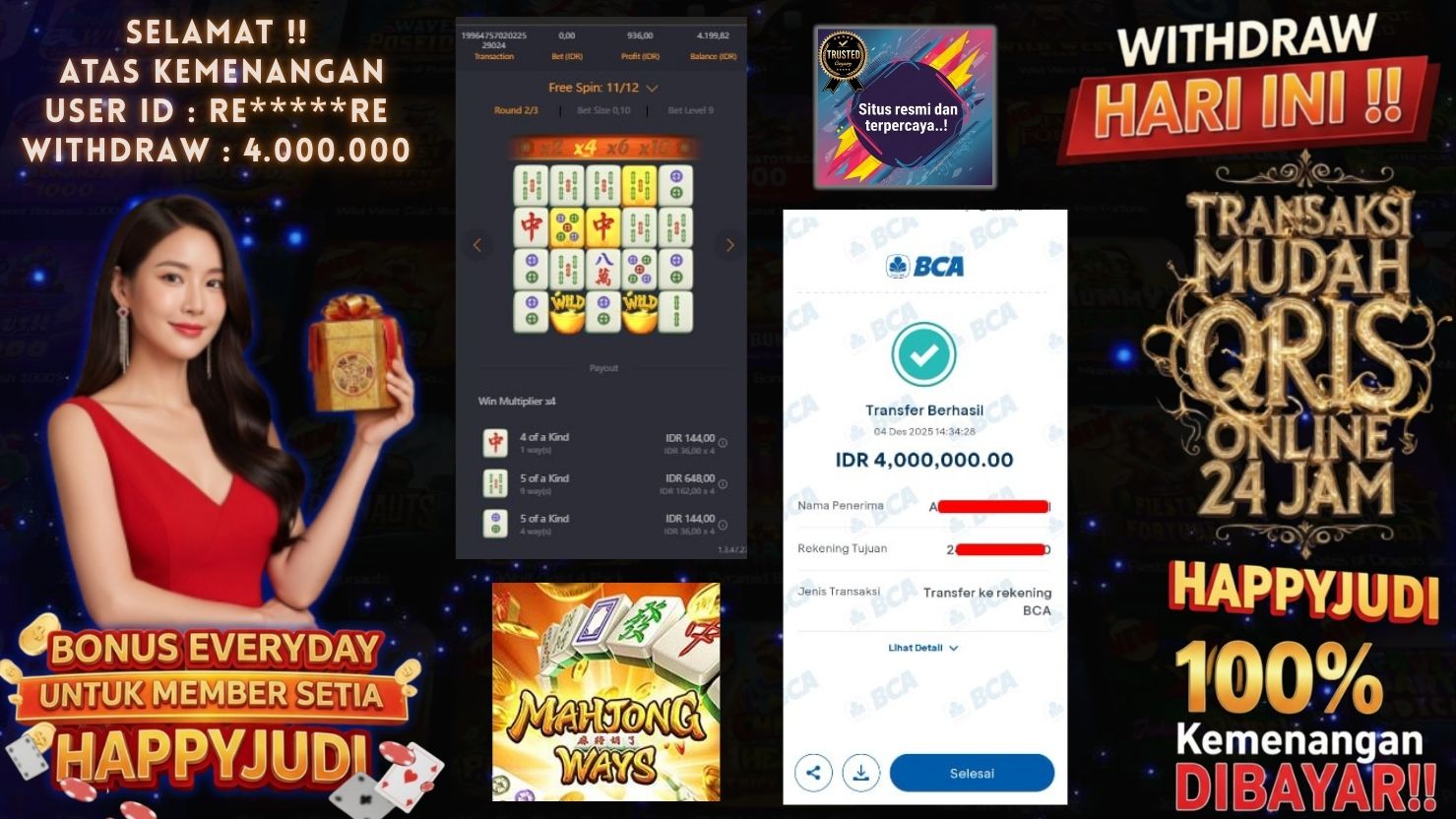 HAPPYJUDI JACKPOT SLOT MAHJONG WAYS